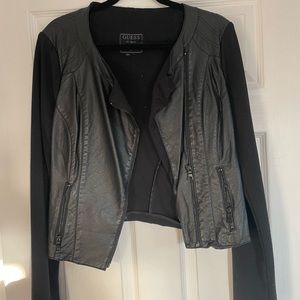 Guess Moto Jacket Size Large
